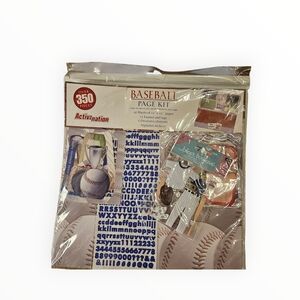 Jolee's Boutique & ActivNation  12x 12 Baseball Kit with Stickers and Cutouts